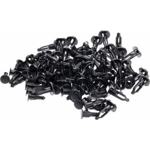 50pcs Car Push Rivet Retainer Fastener Bumper Clip For Toyota Camry Corolla