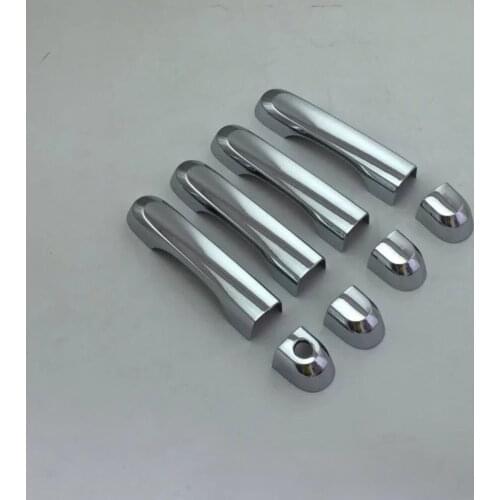 For Jeep Renegade 2014 2015 2016 2017 2018 2019 Accessories Chrome Side Door Handle Catch Cover Trim Molding Exterior Stickers