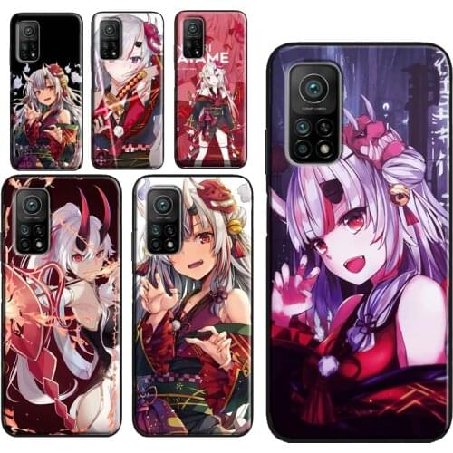 Nakiri Ayame Hololive Anime For Xiaomi Mi 10T Pro Mi Note 10 Lite Mi 11 Ultra Phone Case For POCO F3 F1 F2 M3 X3 Pro