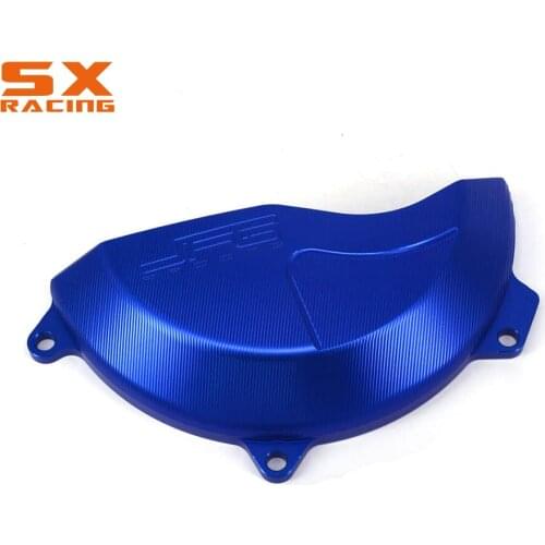 Motorcycle CNC Bule Right Side Engine Case Protector Cover Guard For HUSQVARNA FC450 2016 2017 FE450 2017 FC 450 16-17 FE 450