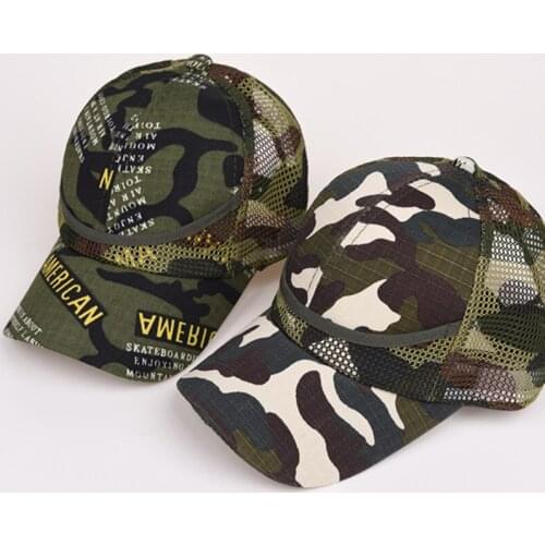 Optimlayh Children Cap Army Color Camouflage baseball cap Mommy & Me Caps Hats for men Dad hat Hip hop Cat Sun Cool outside hat