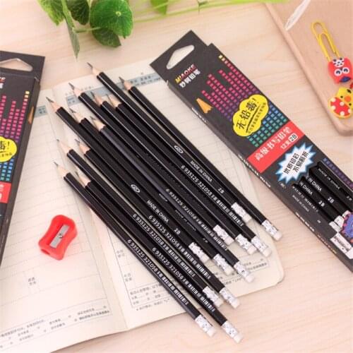 DL Childrens pencil writing 2B pencil lead poisoning senior student test pen stationery wholesale Exquisite office supplies