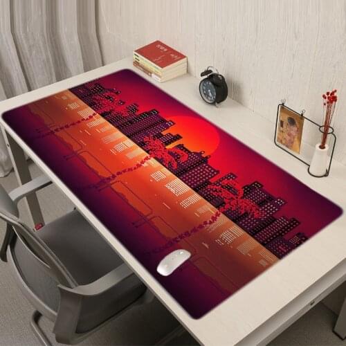 Hotline Miami Desk Pad Mouse Kawaii Keyboard Cute Gamer Accessories Gaming Pc Mause Mat Mats Carpet Rug Xxl Varmilo Hot Large