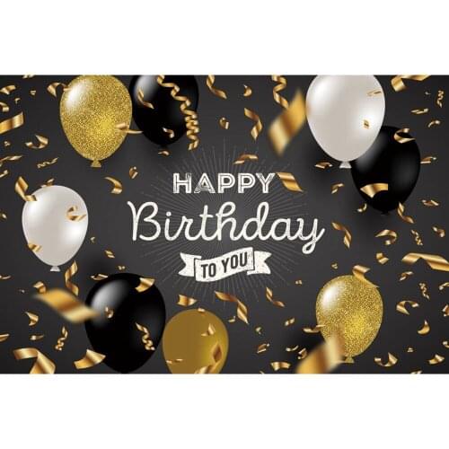 Colorful Balloon Children Girl Boy Baby Birthday Party Backdrop Gold Dots Photography Background For Photo Studio Photophone