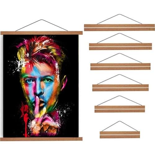 21-70 Cm Painting Frame Magnetic Wooden Hanger Wood Photo Frame Painting Canvas Poster Frame Canvas Frame Art Hanger