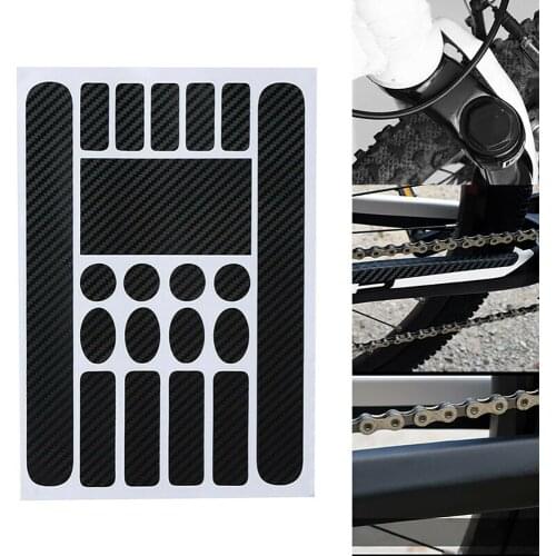 10pcs Bicycle sticker Scratch prevention Rhino leather Sticker bicycle Chain protector Protection frame sticker Anti-friction