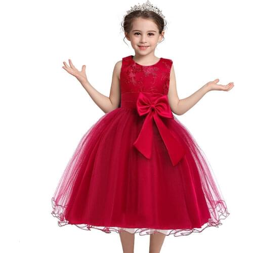 2019 New Solid Color Princess Dress Girls' Pettiskirt Autumn and Winter Dress Stage Performance Dress Vest Gauze Skirt