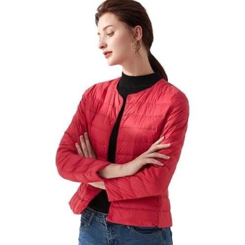 2020 New Winter Ultra Light Duck Down Women Matt Fabric Lightweight Coat Warm Female Windbreaker Parka Womens Down Jackets