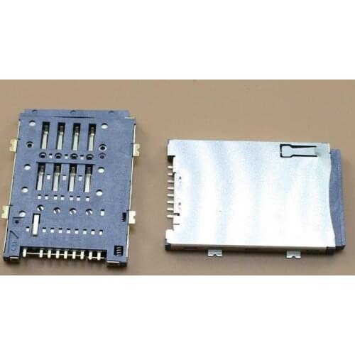 YuXi Brand New sim card holder slot socket connector for 4 feet 8+1P sim card