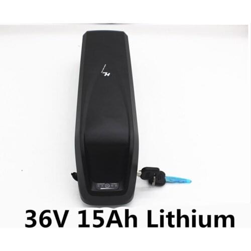 36V 15Ah rechargeable down tube type lithium li ion battery with BMS for ebike electric bike bicycle electric scooter motor