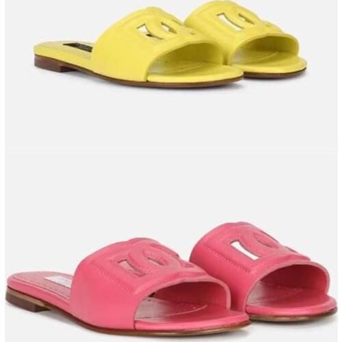 New Kids Yellow Slippers For Girls Summer Children Beach Shoes Baby Toddler Soft Shoes Home Indoor Letter Pink Sliders