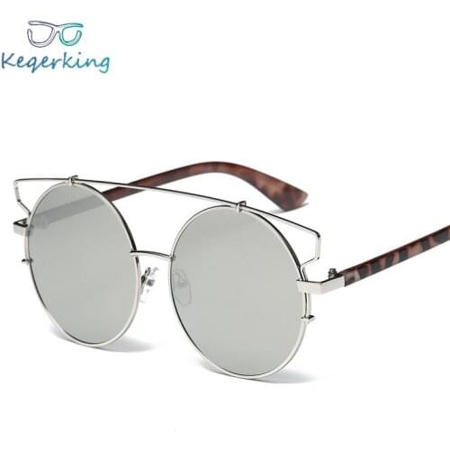 Steampunk Sunglasses Men Women Metal Wrap Eyeglasses Round Shades Brand Designer Sun glasses Mirror High Quality UV400 ZA-30