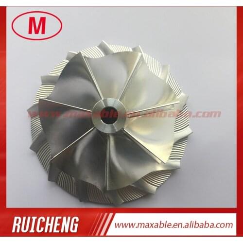 TD05H 55.50/76.13mm 7+7 blades turbocharger billet/milling/aluminum 2618 compressor wheel