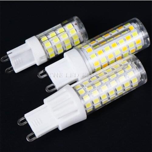 10X G9 led bulb 5W 7W 9W 12W 15W 18W 220V 240V G9 led lamp SMD2835 G9 LED Corn light Replace 30W 40W 50W 70W 80W halogen light