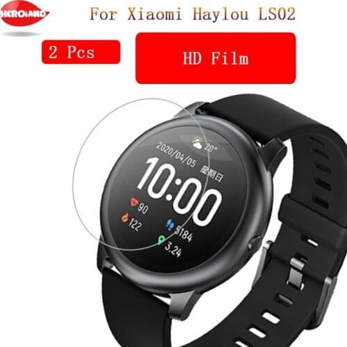 2Pcs Haylou HD film bracelet For Xiaomi Haylou LS02 Watch Screen Protector Accessories Anti-scratch Protective easy to use Film