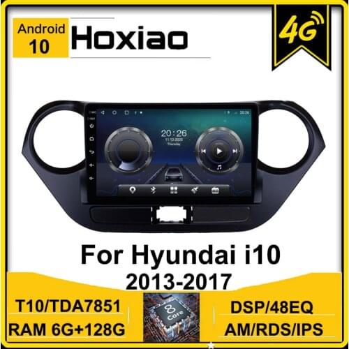 Android 8.1 10 RDS Car Radio 2 Din Multimedia Player For Hyundai Grand I10 2013 2014 2015 2016 8Core AM Double Recording Auto