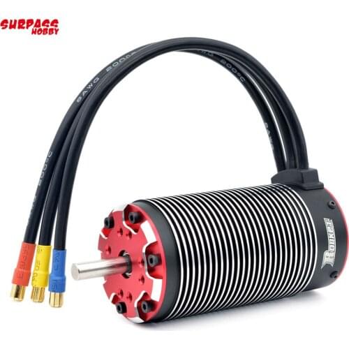 Rocket 890KV 750KV 550KV Brushless Sensorless Motor 55113 w/Temp Sensor Port for 1/5 1/6 1/7 RC Monster Buggy Baja Car