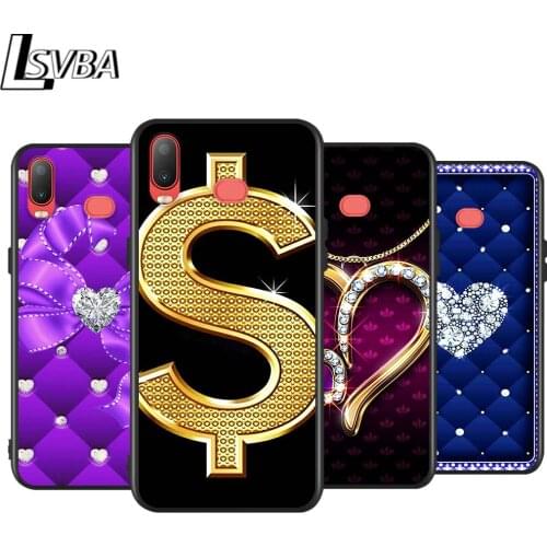 Money Diamond Art for Samsung Galaxy A9 A8 Star A750 A7 A6 A5 A3 Plus 2018 2017 2016 Black Phone Case Soft Cover