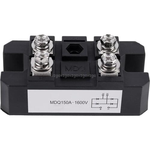 MDQ 150A 1600V Black Single-Phase Diode Bridge Rectifier 150A Amp High Power N06 19 Dropship