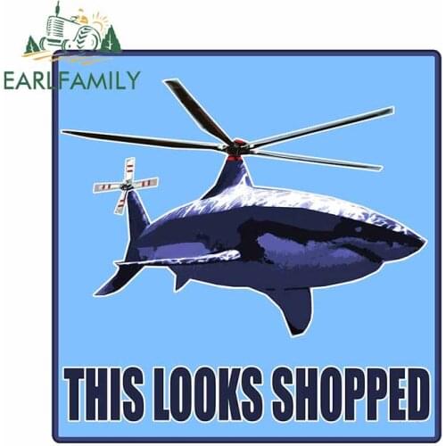 EARLFAMILY 13cm x 12.6cm for This Looks Shopped Aircraft Car Stickers Trunk Refrigerator Decal Motorcycle Trunk Anime Decoration