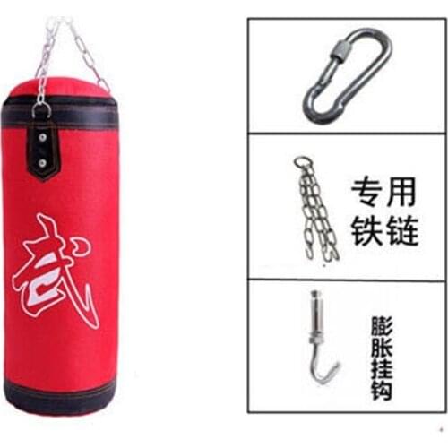 PU leather Hanging Sanda Punching Sandbag Empty Boxing bag Muay Thai Sand Bag