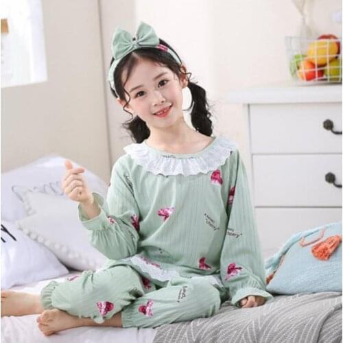 Children’s Clothing Set Kids Boys Cartoon Pajamas Sets Pyjamas Kids Baby Girls Clothes Cotton Pijamas Enfantil Homewear 3-14Y