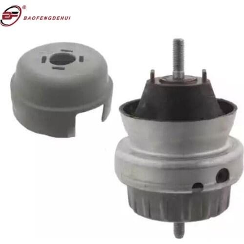 Motor Engine Mount for Audi 2.0T 4-cylinder A6/A6Q Left 4F0199379AQ=BG Right 4F0199382BJ (Right 4F0199382BK foreign version)