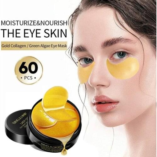 Ice Chrysanthemum Lady Gold Eye Mask 60pcs Moisturizing Eye Dark Eye Moisturizing Bags Patch Remove And Mask Eye Circles X8A6