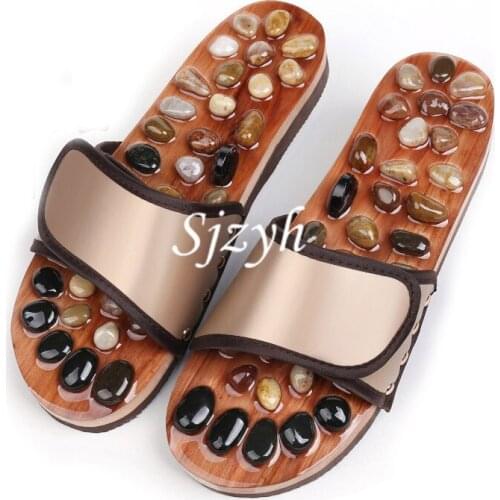 Summer Mens/Womens Home Shoes Indoor Bathroom Massage Slippers Male Cobblestone Health Slides Couples Flip Flops Boys Sandals
