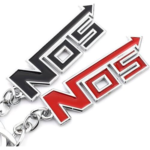 Metal Key Chain Key Ring Holder NOS Car Keychain for BMW Honda Mercedes Audi Ford Volkswagen Nissan Toyota Car Styling Pendant