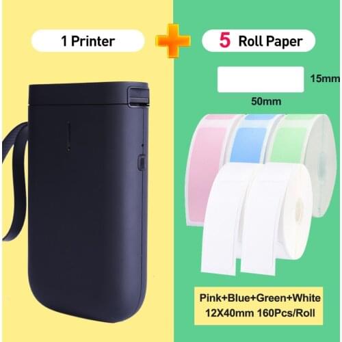 Niimbot Portable Mini Bluetooth Label Printer Pocket Wireless Thermal Label Printer inkless For Mobile Phone Android iOS D11