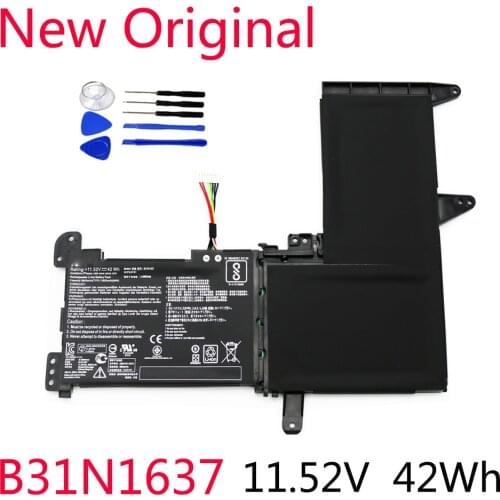 New B31N1637 C31N1637 Battery For ASUS X510 X510UA X510UF X510UQ VivoBook S15 S510UA S510UQ S510UN S510UR F510UA F510UQ 11.52V