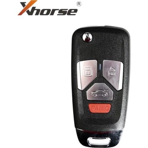 Xhorse XNAU02EN Remote Key For Audi Flip 4 Buttons Key 1 Piece