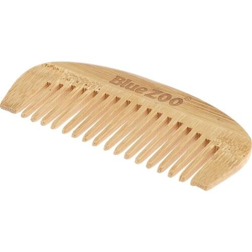 Smart-Wide Tooth Natural Wood Hand Made Beard Comb Detangling Combs