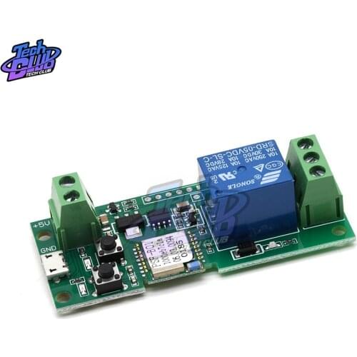 EWelink WiFi Switch Relay Shield Inching/Self-locking Relay Module DC 5V-12V for Alexa Google Home Smart Home