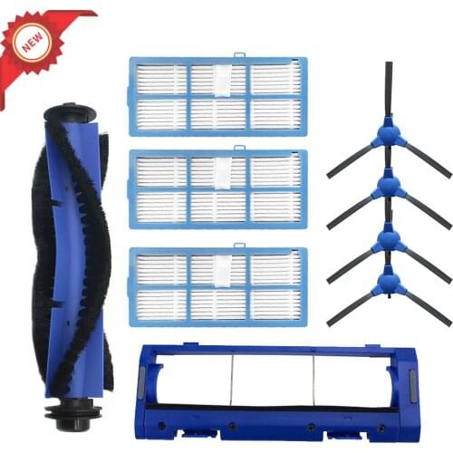 Roll Main brush Washable Filter Side brush Mopping Cloth parts for Coredy Robot Vacuum Cleaner R550 R500+ R600 R650 R750 D400