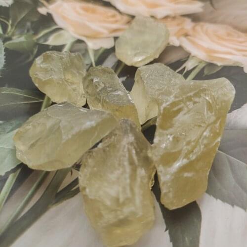 Natural Yellow Crystal Gravel Raw topaz stone DIY Home Decoration Decor Mineral Natural Crystal Quartz Healing Reiki Stone