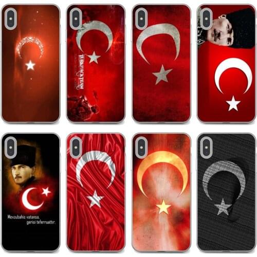 Turkei-Turkey-Ataturk-Flag-Banner Soft Cover Bag For Huawei Nova 2 2i 3 3i Y3 Y5 Y6 Y7 Y9 Prime 2015 2016 2017 2018 2019