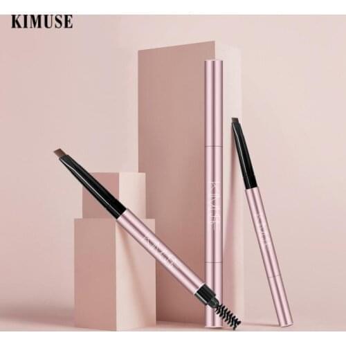 KIMUSE Liquid Eyebrow Pen Waterproof Rotating Double-headed Eyebrow Tattoo Pencil Women Eye Cosmetic Pro Beauty Makeup TSLM2
