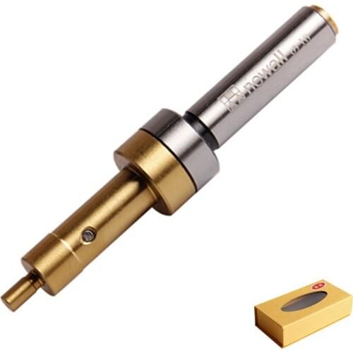 10mm Antimagnetic Edge Finder Touch Point Sensor Titanizing Yellow Ocptical Quickly Locate Work Edges For Milling Tool And Lathe