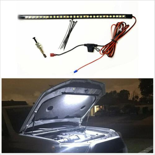 12V-14V 5W DIY White Under Hood LED Light Kit With Automatic On/off -Universal Fits Any Vehicle Waterproof Car Accessories