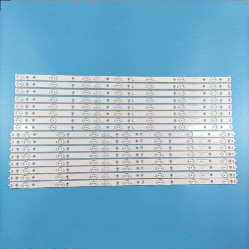 16PCS LED Strip LB-PC3030-GJUHD658X14ADM2-L/R-H For Pilips 65"tv 65PUF6652 65PUF6656 60PUF6061 60PUT612 65PUS6121 TPT650UA-DJ