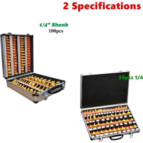 2 Specifications 1/4 Inch 6.35MM Shank Professtional Engraving Woodworking Milling Cutter Tungsten Carbide ARDEN Router Bit DIY