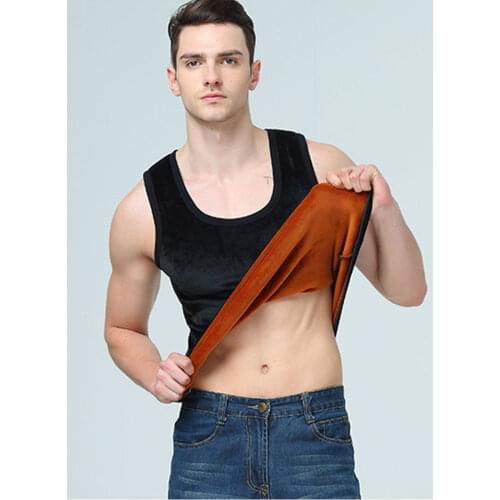 2019 Men Thermal Undershirt Autumn Winter Warm Vest Comfortable Soft Clothes Thermal Underwear For Men Thermo Underwears Plus si