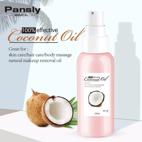 Pansly Hairs Essential Oil Hair Loss Care Nutrition Coconut Oil Dry Damaged Hairs Organic Virgin Coconut Oil for Hair Oils