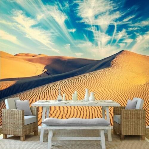 Photo wallpaper custom Desert beauty TV wall decoration painting high quality mural living room painting wallpaper