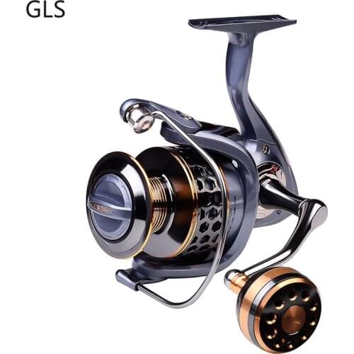 2021 New 2000-7000 All Metal 5.1:1/5.2:1 Gear Ratio Feeder Carp Fishing Reel Spinning Reel Big Trolling Fishing Reels