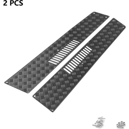 2pcs Metal Engine Cover Hood Anti-skateboard Decoration For Traxxas 1/10 RC Crawler Car TRX4 G500 TRX6 G63