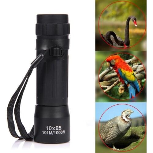 10*25 Zoomable Telescope Optic Lens Night Vision Monocular Telescope Scope Binoculars