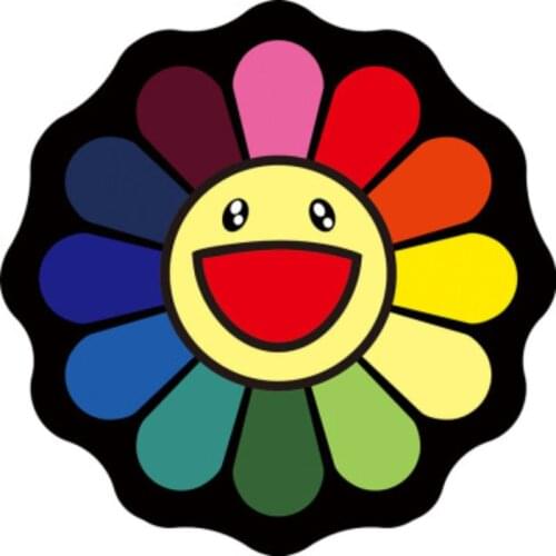 Cartoon Sunflower Round Carpet Anti-slip Living Room Chair Mat Coffee Table Rug Bedroom Floor Mats